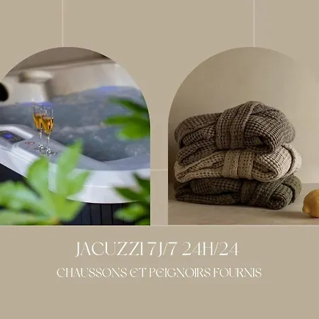 20metres - Maison -jacuzzi - Wifi - Terrasse Vakantiehuis