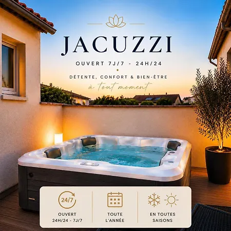 20metres - Maison -jacuzzi - Wifi - Terrasse *