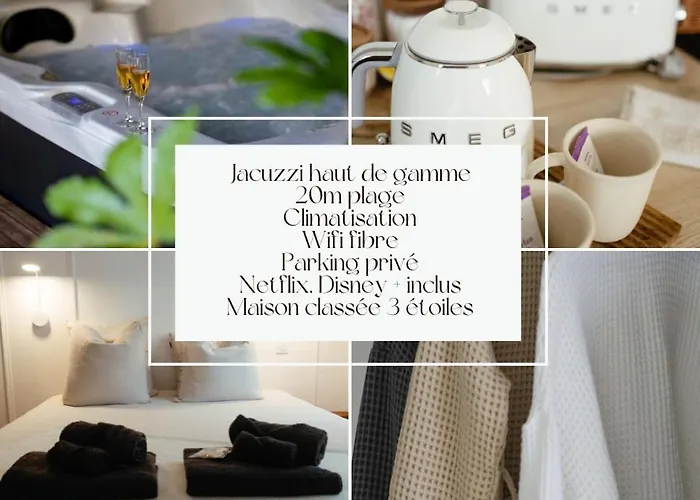 Holiday home 20metres - Maison -jacuzzi - Wifi - Terrasse *